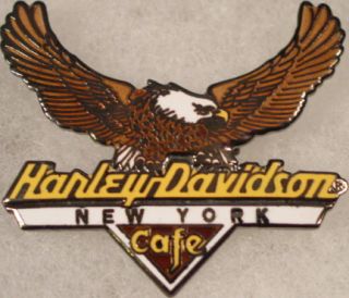 Harley Davidson Cafe New York American Bald Eagle Pin