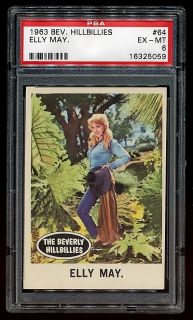  1963 Topps Elly May Clampett 64 PSA 6 Donna Douglas WOW