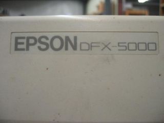 Epson P30SU DFX 5000 Heavy Duty Dot Matrix Printer 010343810853