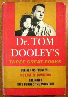 Lot Of 4 DR. TOM DOOLEY BooksMy Story,The Edge Of Tomorrow,Deliver Us
