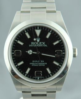  Explorer 214270 39mm Black Dial G Serial Complete Box Papers