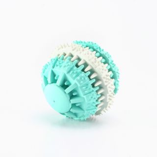 New Rubber Dog Dental Chew Ball Toy 2.375 for Pet Dog Puppy