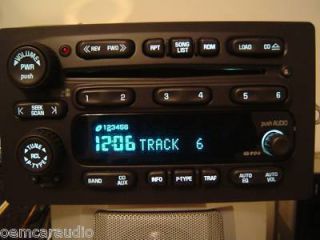  06 Chevy Tahoe Suburban Silverado TRAILBLAZER RADIO 6 DISC CD CHANGER