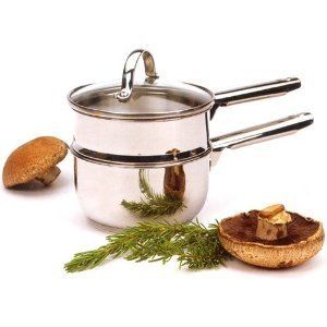 RSVP Mini Double Boiler 1 Qt 18 8 Stainless Steel New