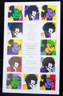You are bidding on a 1992 Elizabeth Taylor Announcement Card.