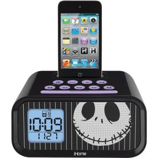 DJ H22 iHome Disney Alarm Clock Speaker for iPod Jack Nightmare