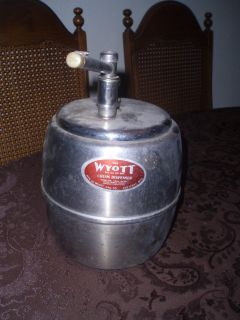 Antique Wyott Cream Dispenser Soda Fountain