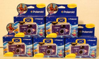polaroid Fun Shooter Underwater Disposable Camera Lot5