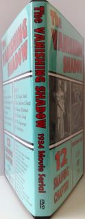 The Vanishing Shadow Movie Serial 2 Disc DVD Set 1934