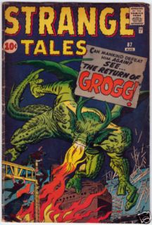 Strange Tales 87 Aug 1961 Atlas Marvel Kirby Ditko