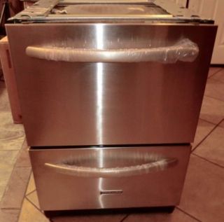 KitchenAid 24 Double Drawer Dishwasher Stainless Steel