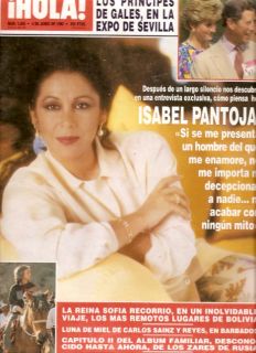 PRINCESS DIANA OF WALES HOLA Magazine Spain 1992