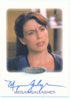 Megan Gallagher Lt Jaryn Autograph Women of Star Trek