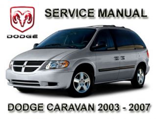 Dodge Caravan 2003 2007 Service Repair Manual on CD 03 04 05 06 07