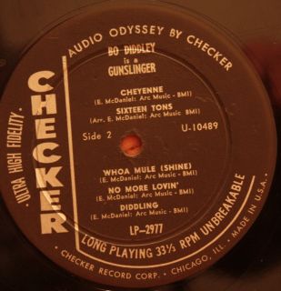 BO DIDDLEY Is A Gunslinger LP CHECJER original deep groove mono