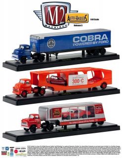 M2 Auto Set of 3 Haulers Ford Series 5 1 64 Diecast Car New