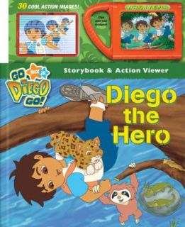 Go Diego the Hero Story book & action viewer pictures change kids
