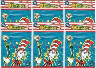 Dr Seuss Cat in The Hat Loot Birthday Party Goody Bags
