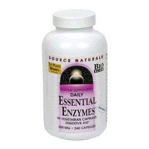 Source Naturals Daily Essential Enzymes 240 VCaps 500mg