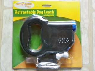Retractable Dog Leash New in Pkg w Flashlight