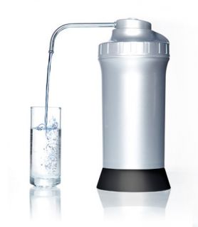   WATER FILTER IONISER WHITE SOFT WATER FILTER STAINLESS DRINKWARE