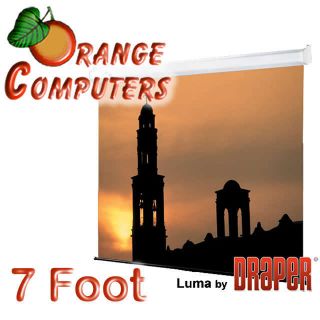Draper Luma 7 Foot Projection Screen 4 3 Matt White Manual 84