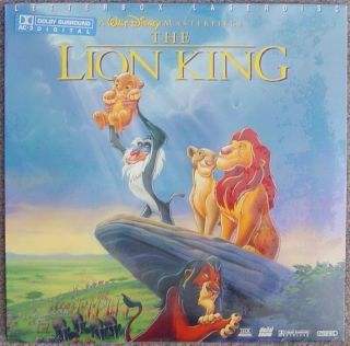 The LION KING Walt Disney Masterpiece AC 3 Digital Surround THX