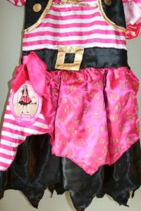 new girls pirate costume dress up size 3 4 5 6