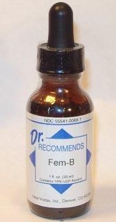 Mediral Homeopathic Fem B Hormone Balance Glandular Support