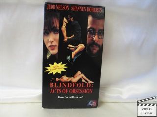 Blindfold Acts of Obsession VHS Shannen Doherty