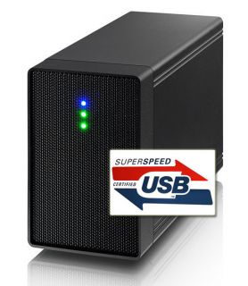  USB 3 0 SuperSpeed USB 2 0 Dual 3 5 Hard Drive RAID Enclosure