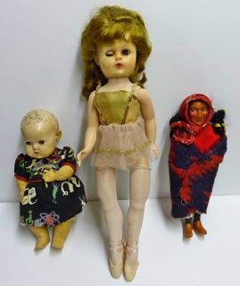 Vintage Valentine Skookum Effanbee Doll Ballerina Dydee