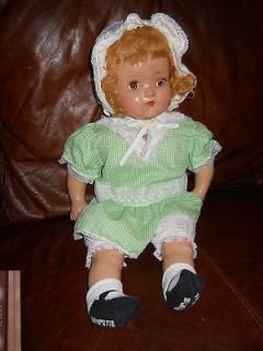 Composition Cloth Mama Doll Open Close Eyes CA 1940