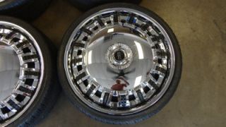 22 Dub Opera Spinners Spinning Chrome Wheels Nexen Tires Cadillac