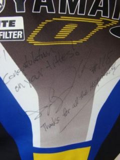 Hand Autograph Message Doug Dubach ONeal Motocross Racing Jersey 118
