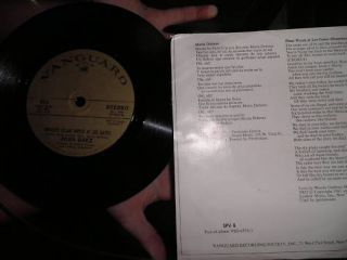 Joan Baez Maria Dolores Deportee 45 RPM Record