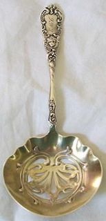 Cupid Dominick Haff Sterling Silver Reticulated Nut Spoon