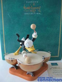 Disney WDCC Donalds Drum Beat Donald Duck Symphony Hour Statue Figure