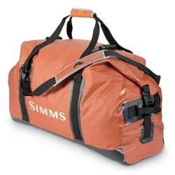 Simms Dry Creek Duffel Orange Fly Fishing Wader Bag