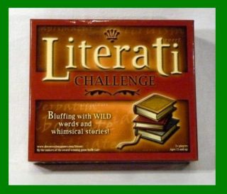 Literati Challenge Game New Open Box Mint 2008 Discovery Bay Games