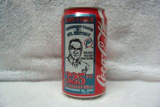 1993 Don Shula Winningest Coach In NFL History Coke Can Miami