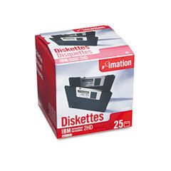 Imation IBM Format 2HD 1 44MB 25 PK Diskettes 3 5