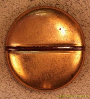 Brass Cased Amber Perfume Bottle Mary Dunhill