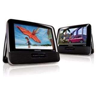  PD7016 7 Dual Screen Portable DVD Player with Dual DVD Players