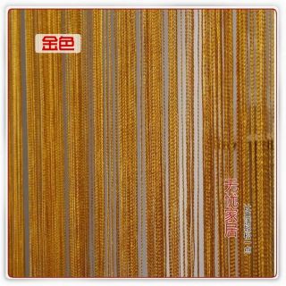 Romantic Curtain Drape Door Panel Golden Line WX1902