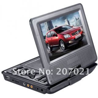 inch Portable DVD DIVX Player with TV USB Card Reader Radio Games