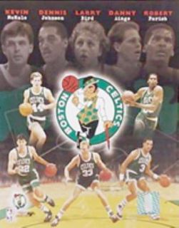 Boston Celtics Legends Photo Bird McHale DJ CLOSEOUT