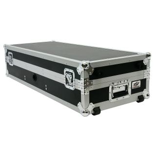 DJ Coffin Case w/ Sliding Laptop Shelf  Pro Mixer ATA
