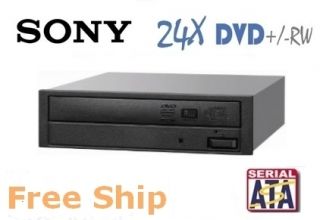 Sony Black SATA 24x Internal Burner Drive CD DVD RW Writer for PC
