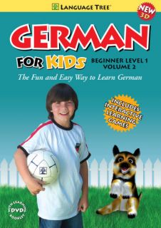  German Beginner Level I Vol. 2   German Learning 3D DVD For Children